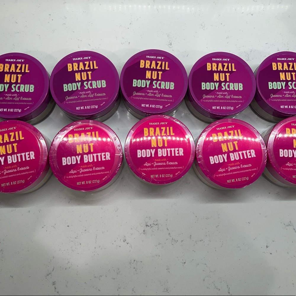 Trader Joe’s Brazilian Body Butter & Scrub Set